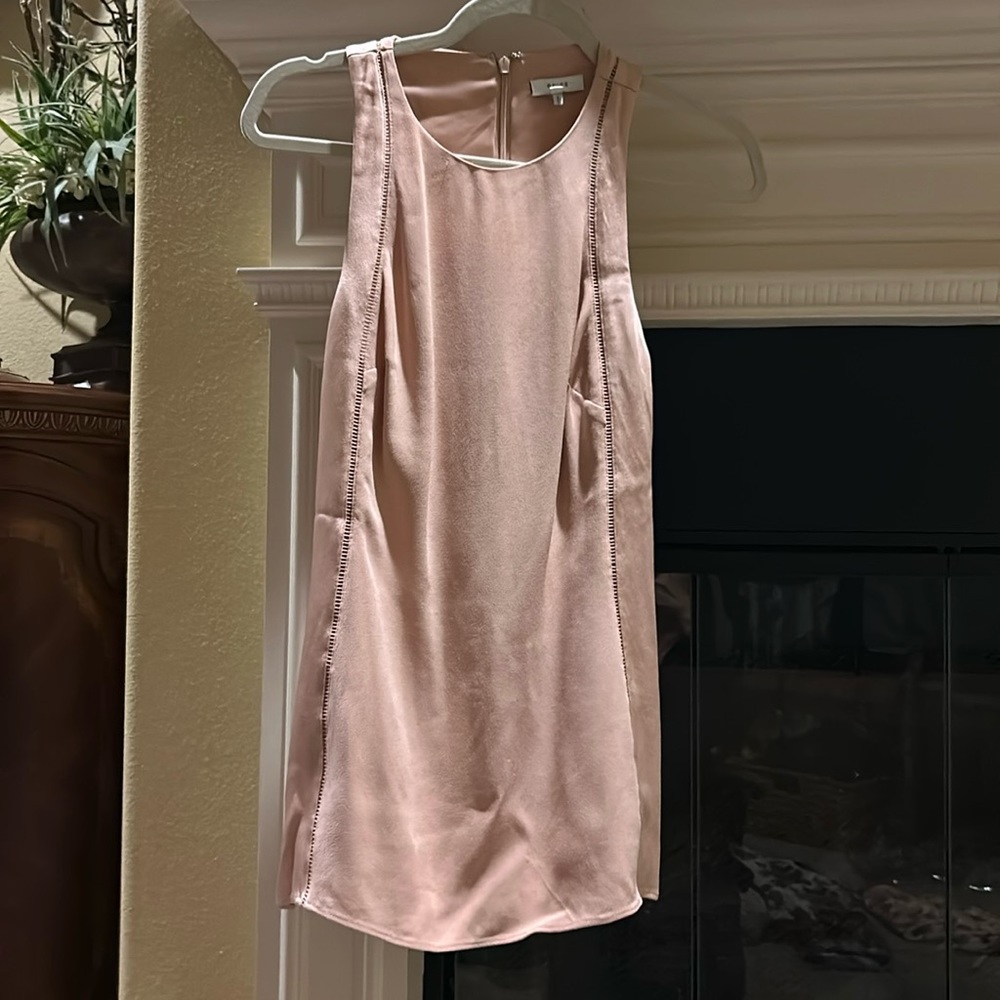Reiss blush pink sleeves top.